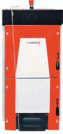 Стационарный чугунный котел на твердом топливе<br />«Капибара Solitech Plus 3-8»