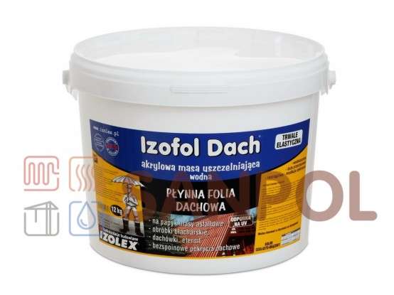 Защитно-декоративная изоляция кровли Izofol Dach