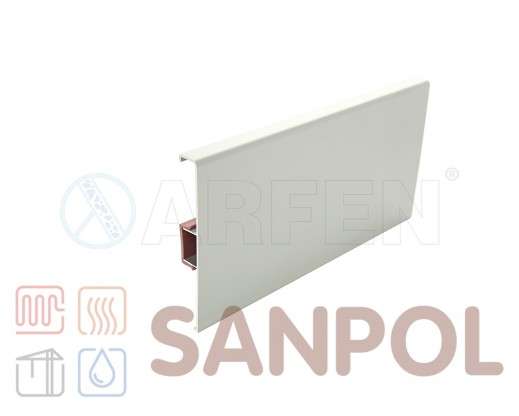 Прямокутні алюмінієві плінтуси для підлоги