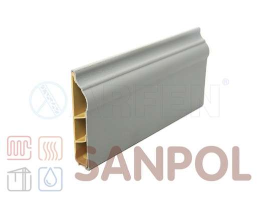 Плінтус-відбійник з кабельним каналом