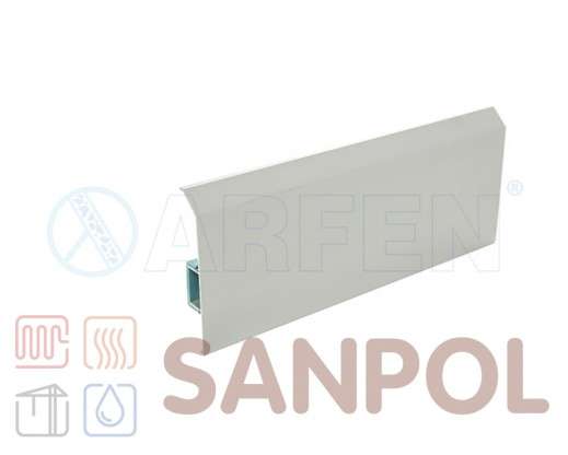 Фигурный ПВХ плинтус