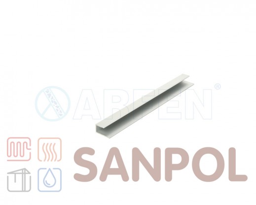 Декоративный алюминиевый кромочный профиль