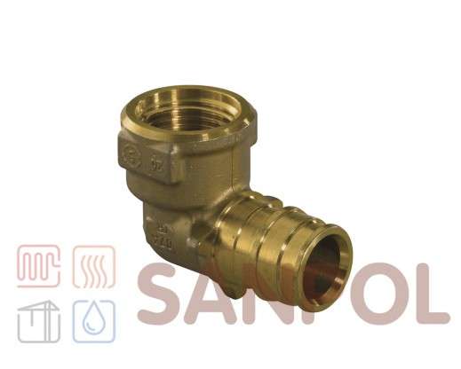 Фитинг для труб угловой с внутренней резьбой