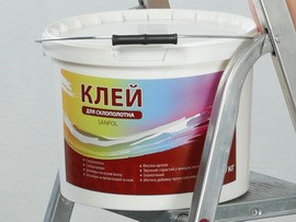 Применение клея 