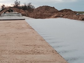 Как правильно стелить геотекстиль под щебень