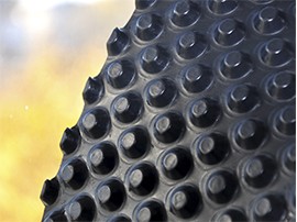 Шиповидная мембрана  для фундамента