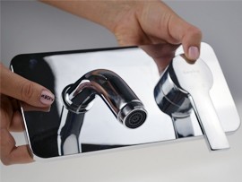 Установка смесителя